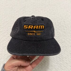 SRAM Washed Black Denim Hat